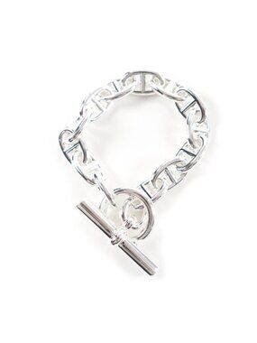 Hermes Chaine D'ancre MM 13 Links Bracelet Silver
